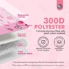 Saviland Salon-Grade Polish Case: Double-Deck Storage for 40 Bottles & Lamp - Mobile Nail Tech System (Holographic)​. - 4 of 4