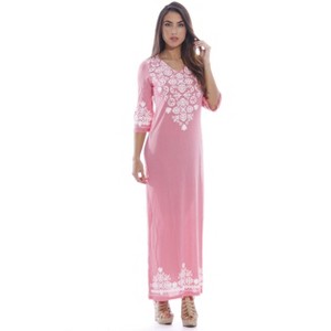 Just Love Summer Dresses for Women - Placement Print Smocked  Maxi Sundresses - 1 of 3