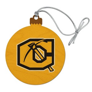 Cameron University Primary Logo Wood Christmas Tree Holiday Ornament - 1 of 4