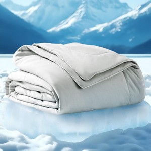 Cooling Blankets for Hot Sleepers Summer Blanket Cold and Lightweight Gift for Night Sweats Ice Cooled Breathable Comforter for Bed - 1 of 4