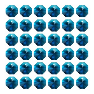 Unique Bargains DIY Lamp Art Craft Decorative Crystal Pendants Octagon Beads 40 Pcs - 1 of 4