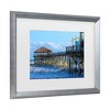 Trademark Fine Art Mich Catanzaro Cocoa Beach Pier Matted Framed Art - 3 of 4