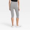 Women's High-Waist Cotton Blend Seamless Capri Leggings - A New Day™ - 2 of 2