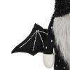 FURNIinspire Decorative Objects Fabric Black Gnome With Wings, Holiday Decorations, Home Decor, Fairy Tale Character Dolls, Black, 3"*10"*15.5" - 2 of 4