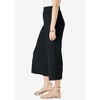Jessica London Women's Plus Size Everyday Stretch Knit Wide Leg Crop Pant - 4 of 4