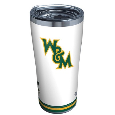 NCAA William & Mary Tribe 20oz Arctic Stainless Steel Tumbler with Lid