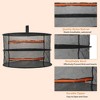 Unique Bargains Mesh Hanging Herb Drying Rack Foldable for Vegetable Plant - 3 of 4