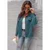 Coolmee Womens Corduroy Button Down Shirts Dressy Casual Long Sleeve Blouses Fall Tops Jackets - 4 of 4