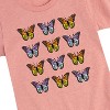 Girls' - Instant Message - Y2K Stacked Butterflies Fitted Short Sleeve Graphic T-Shirt - 2 of 4