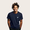 Dalix Ghost Embroidered Soft Cotton Short Sleeve T Shirt Mens - 3 of 4