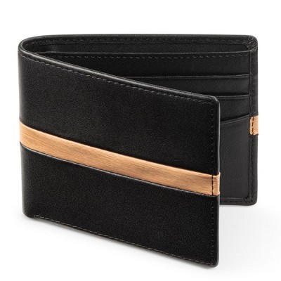 Men's Genuine Leather Slim Bifold RFID Wallet