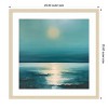 Amanti Art Blue Ocean Sunrise by Irena Orlov Wood Framed Wall Art Print - 4 of 4