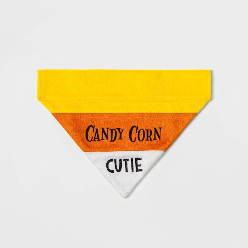 Halloween Candy Corn Cutie Dog Collar Slide Bandana - Hyde &#38; EEK! Boutique&#8482;, 3 of 11