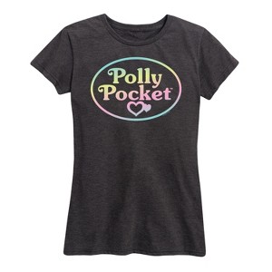 Women's - Polly Pocket - Polly Pocket Ombre Logo Short Sleeve Graphic T-Shirt - 1 of 4