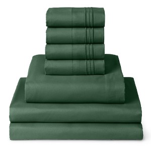 Mellanni 1800 Bed Sheet Set 6 PIECE - 1 of 4