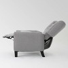 Cerelia Tufted Recliner Light Gray - Christopher Knight Home: Upholstered, Precision Mechanism, 250lb Capacity - 4 of 4