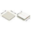 Unique Bargains Plastic Self-adhesive Square Carpeted Tile Vinyl Sliding Pads - 2 of 4