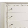 Edalene 37" Decorative Storage Drawers Pearl White - Acme Furniture: Clear Rosette Knobs, Floral Felt-Lined, Nickel Rose Hardware - image 2 of 4