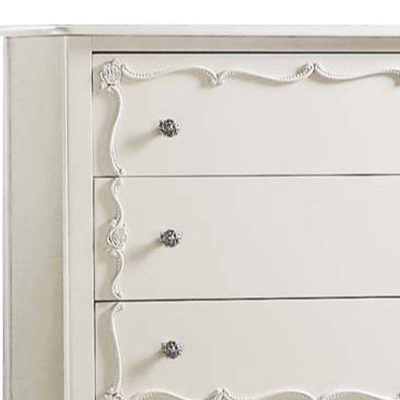 Edalene 37&#34; Decorative Storage Drawers Pearl White - Acme Furniture, 3 of 7