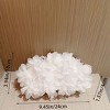 Women Floral Satin Small Purse Women Evening Bag Flower Bride Floral Purse Women Evening Clutch Bag Women Rose Clutch Evening Bag With Chain - 3 of 3