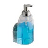 iDESIGN Sinkworks Kitchen Foaming Soap Dispenser and Sponge/Scrubby Caddy Organizer Clear/Brushed Nickel - 2 of 4