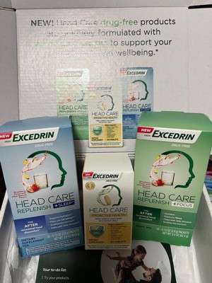 Excedrin Melatonin Headcare Replen+sleep - 16ct : Target