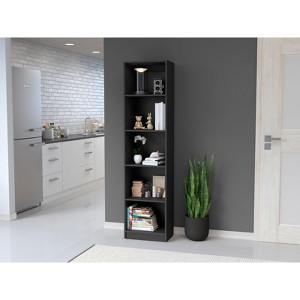 NicBex Bookcases for Living Room Modern 71.1" H 4 Tier Free Standing Storage Bookshelves with Durable Structure for Office Home - 1 of 4