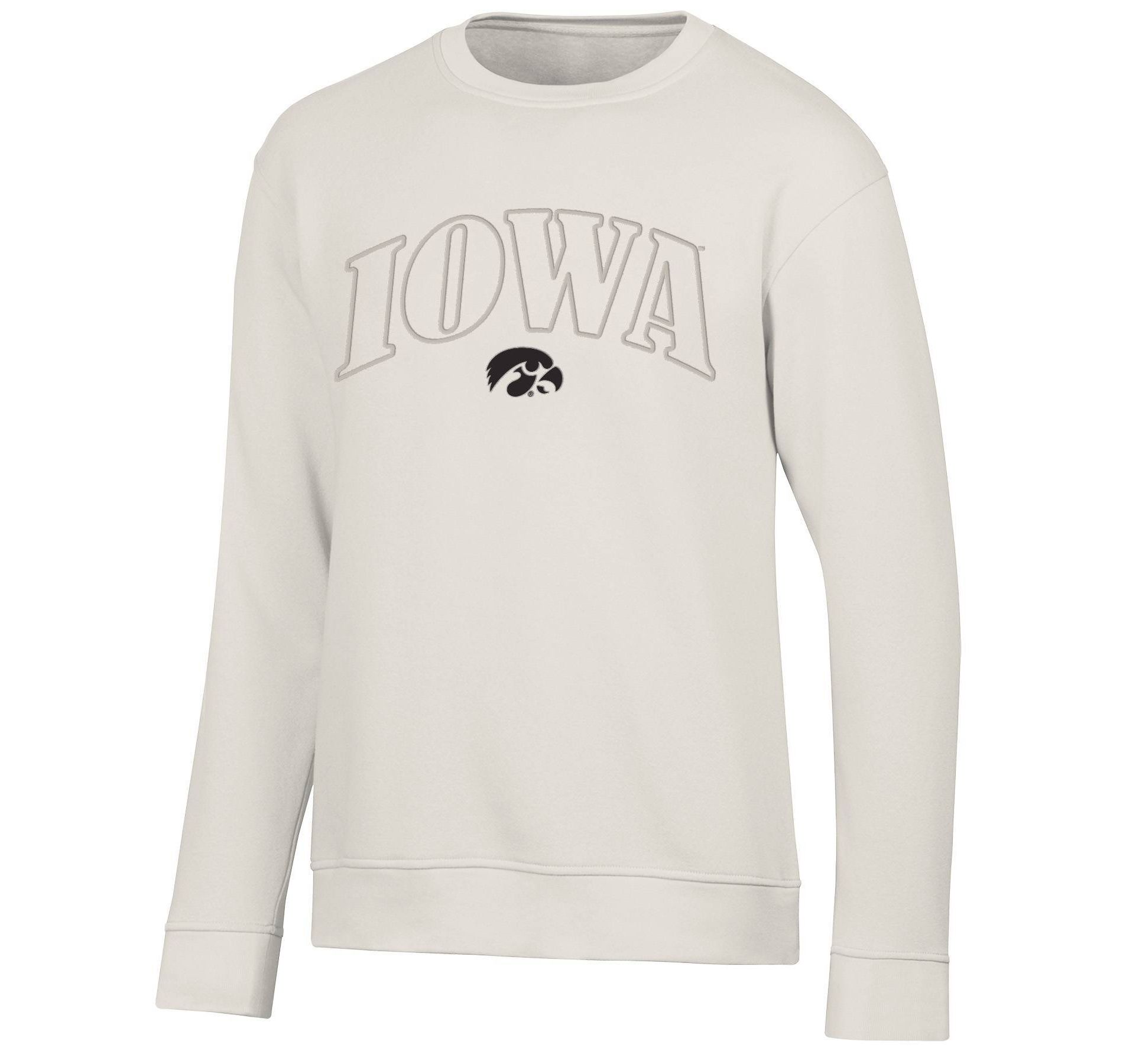 NCAA Iowa Hawkeyes Men's Crew Neck Fleece Sweatshirt
