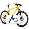 Unique Bargains Bike Bottle Cage Adapter Mount with Screws Washer Adjustable Bicycle Water Bottle Holder Adapter - 2 of 4
