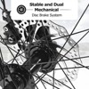 VAPTMY  26 Inch Fat Tire Bike for Adults & Youth, Full Shimano 21-Speed, Dual Disc Brakes, High-Carbon Steel Frame & Front Suspension,Black - 4 of 4