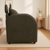 Kumasinova 2-in-1 Sofa Chair & Pet Hideaway, Scratch-Resistant Fabric Accent Chair, Bunny-Ear Pet-Friendly Armchair with Side Pocket - 2 of 4