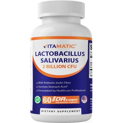 Lactobacillus Salivarius 2 Billion - 60 DR Capsules