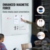 VEVOR Magnetic Glass Whiteboard, Dry Erase Board 48"x32", Wall-Mounted Large White Glassboard Frameless, with Marker Tray, an Eraser and 2 Markers - 4 of 4