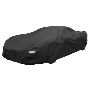 Unique Bargains Waterproof Outdoor Full Car Cover for Chevrolet Corvette C3 1968-1982 Black 1 Pc - 1 of 4