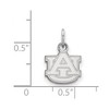Black Bow Jewelry 14k White Gold Auburn Tigers NCAA Extra Small Pendant - 2 of 3