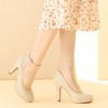 Perphy Women's Mary Jane Platform Ankle Strap Stiletto Heel Pumps - 2 of 4