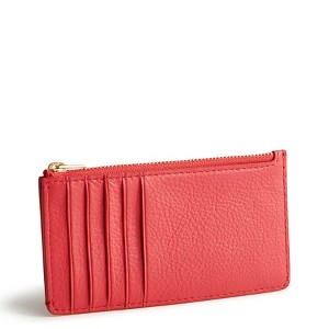 Vera Bradley Women's Leather Linear Card Case - 1 of 2