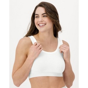 Hanes Originals Women's SuperSoft Comfywear Rib Banded Crop Top - 1 of 4