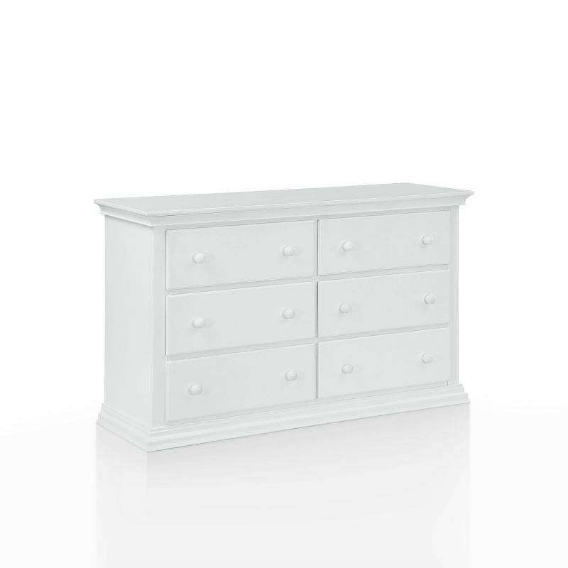 Suite Bebe Hayes Universal 6 Drawer Double Dresser - White, 4 of 8