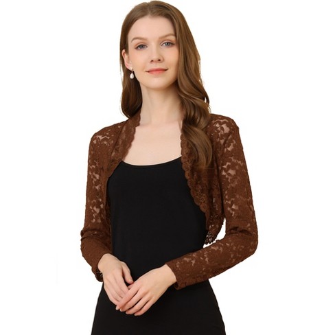 Women's lace clearance shrugs