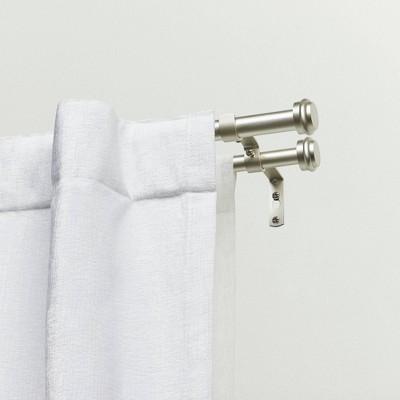 Exclusive Home Topper Double Curtain Rod