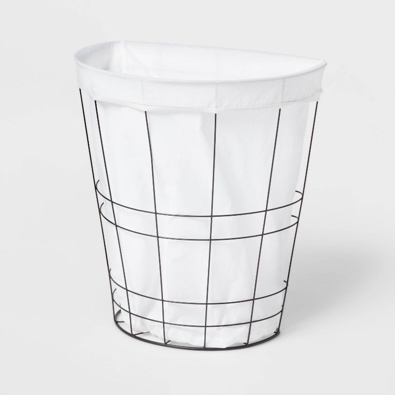 Metal Wire Hamper with Fabric Liner - Brightroom&#8482;, 1 of 5