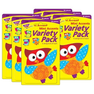 TREND Owl-Stars!® Mini Accents Variety Pack, 36 Per Pack, 6 Packs - 1 of 3
