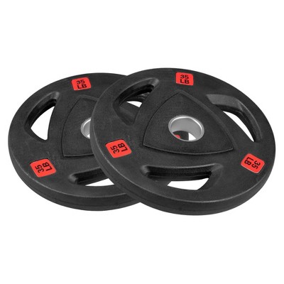 Weight Plates For Dumbbells, Universal 2-inch Hole Weight Plates, Pairs Or Single Optional