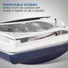 Hike Crew RV Accessories, 14” RV Roof Vent Fan W/LED Light - Smoked - 3 of 4