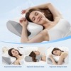 Hyleory Ergonomic Side Sleeper Pillow With Washable Case, Pressure-Relief Design with Zoned Support - 3 of 4