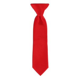 CTM Boy's Clip On Classic Tie - 1 of 3