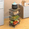 LunaLulinlk 4 Tier Fruit Basket for Kitchen Organizers and Storage - 4 of 4