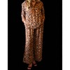 Women's Cheetah Print High Low Pullover Top - Look Mode USA - 2 of 4