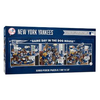 MLB New York Yankees Game Day in the Dog House Puzzle - 1000pc